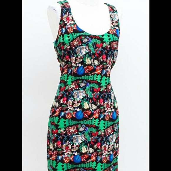 Nicole Miller Dresses & Skirts - Nicole Miller Silk Christmas Dress